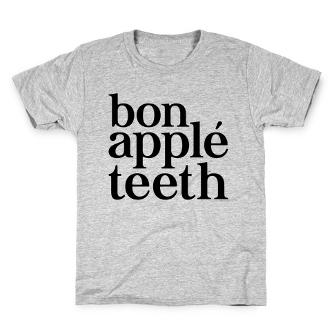 Bone Apple Teeth Parody Kids T-Shirt