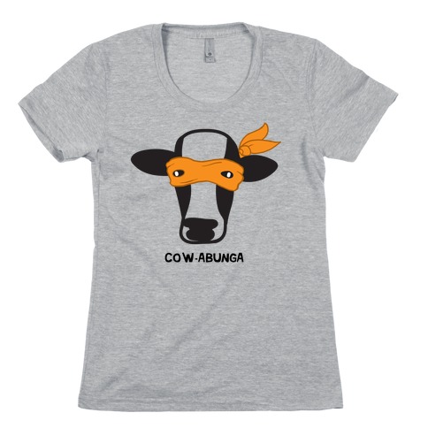Cow-abunga Womens T-Shirt