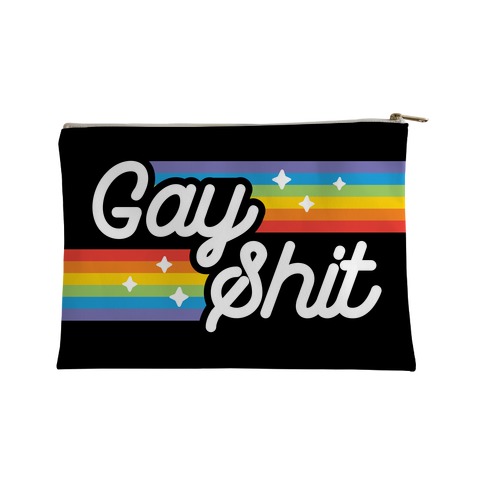 Gay Shit (Black) Accessory Bag