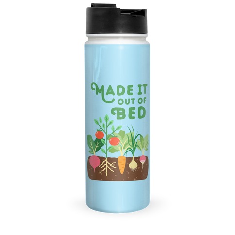 Made It Out Of Bed (vegetables) Travel Mug