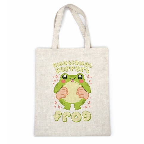 Emotional Support Frog Casual Tote