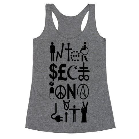 Intersectionality Vertical Racerback Tank Top
