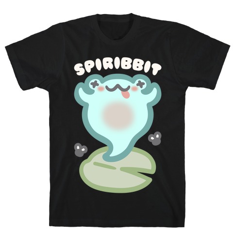 Spiribbit Ghost Frog Parody White Print T-Shirt