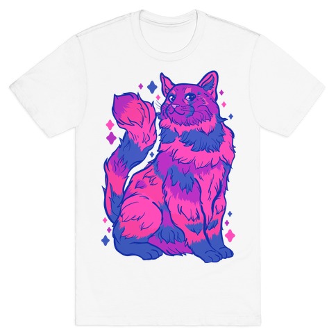 Bisexual Pride Cat T-Shirt