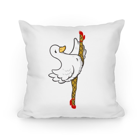 Duck Dance Pin-up Legs Pillow
