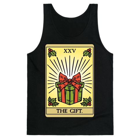 The Gift Tarot Card Holiday Gift Tags Tank Top
