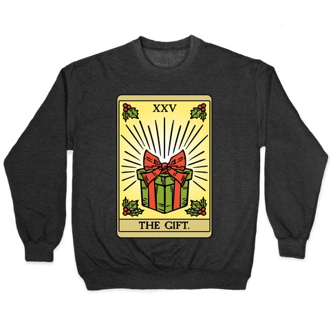 The Gift Tarot Card Holiday Gift Tags Pullover