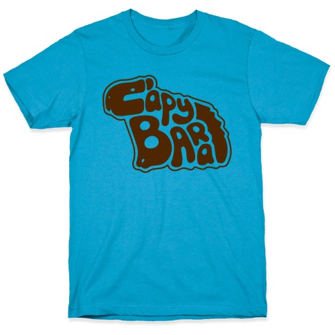 Capybara Font Illustration T-Shirt