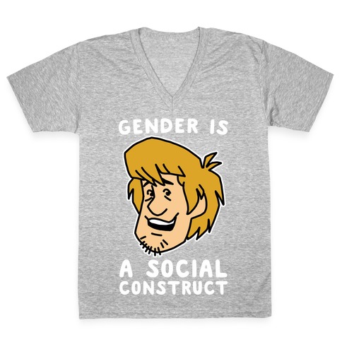 Gender is a Social Construct V-Neck Tee Shirt