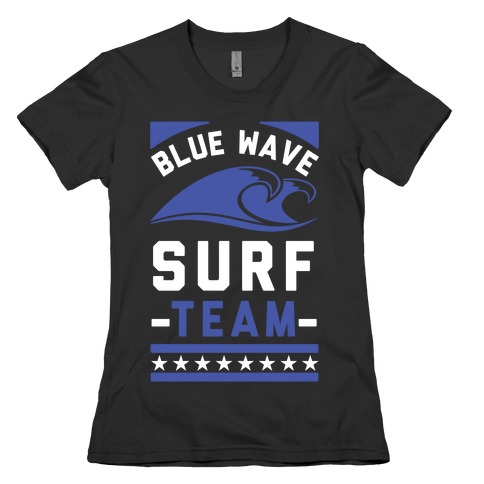 Blue Wave Surf Team Womens T-Shirt