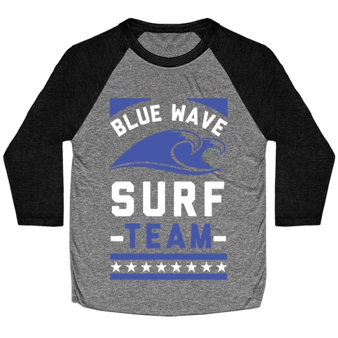 Blue Wave Surf Team Baseball Tee