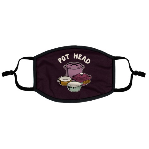 Pot Head Cooking Pots Flat Face Mask