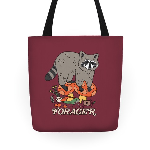 Forager Raccoon Tote