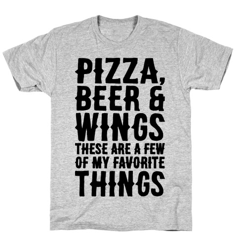 Pizza Beer & Wings T-Shirt