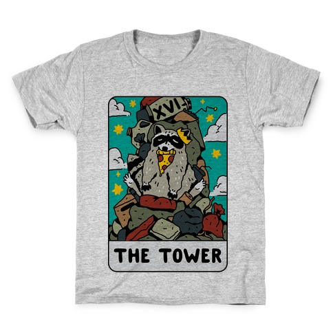 The Garbage Tower Tarot Kids T-Shirt