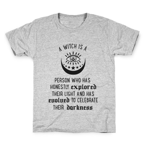 Meaning of a Witch (black) Kids T-Shirt