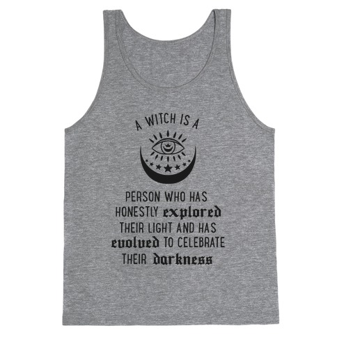 Meaning of a Witch (black) Tank Top