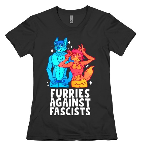 Furries Against Fascists Womens T-Shirt