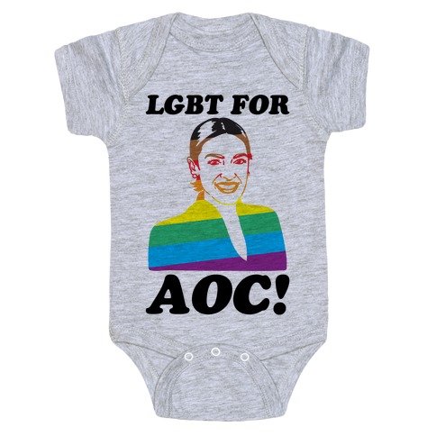 LGBT For AOC  Baby One-Piece