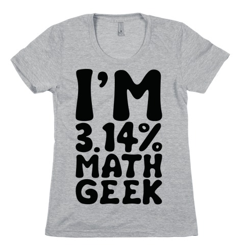 I'm 3.14% Math Geek Womens T-Shirt