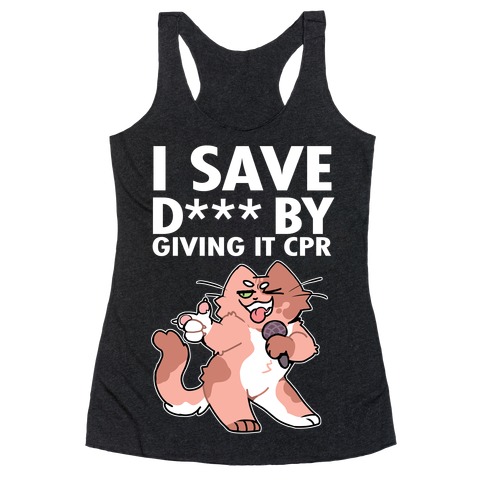 Misery x CPR x Eat Em Up CPR Cat Racerback Tank Top