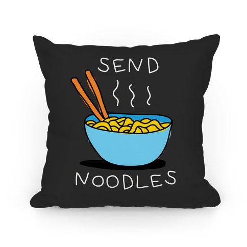 Send Noodles Pillow