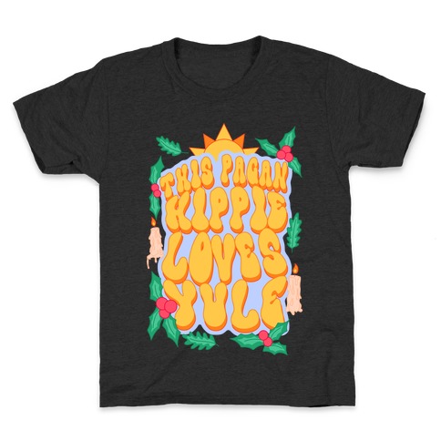 This Pagan Hippie Loves Yule Kids T-Shirt