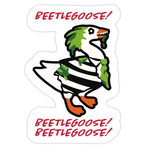 Beetlegoose Die Cut Sticker