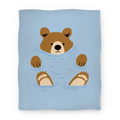 River Bear Blanket