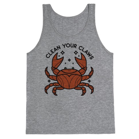 Clean Your Claws Crab Tank Top