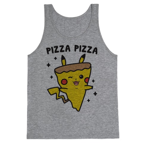 Pizza Pizza Pikachu Parody Tank Top