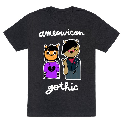 Ameowican Gothic T-Shirt
