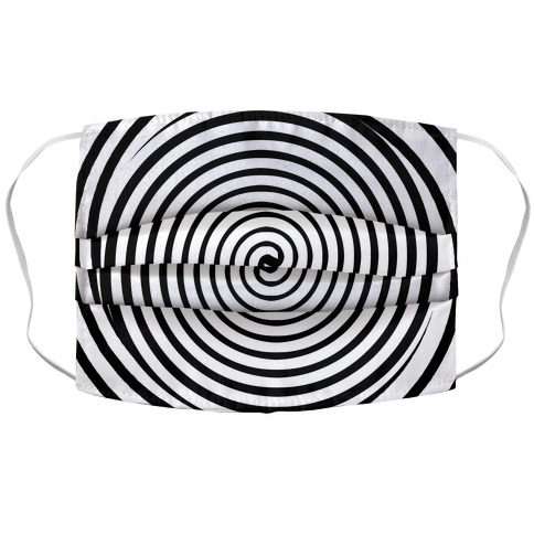 Hypnosis Swirl Accordion Face Mask
