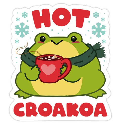 Hot Croakoa Die Cut Sticker