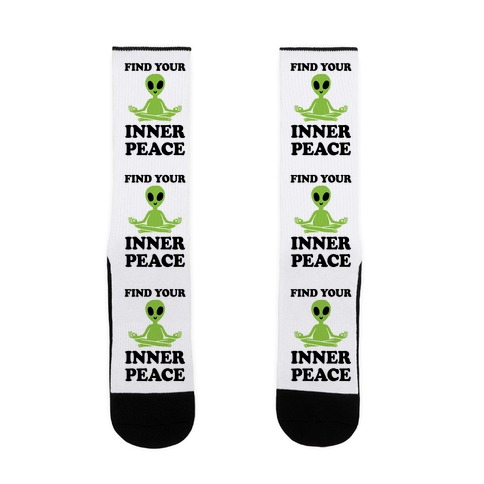 Find Your Inner Peace Sock