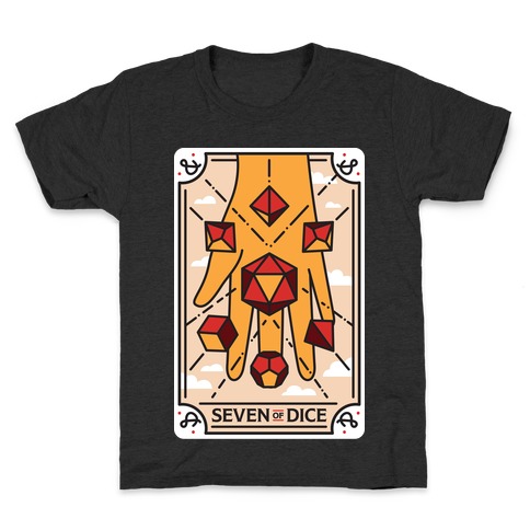 Seven of Dice - D&D Tarot Kids T-Shirt