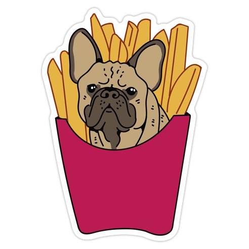 Fries Die Cut Stickers, Stickers and Decal Sheets and more