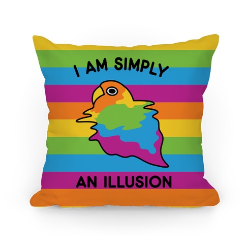 Bird Illusion Pillow