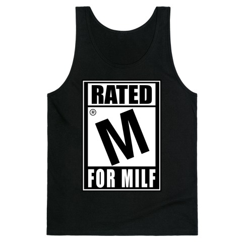 Rated M For Milf Parody Tank Top