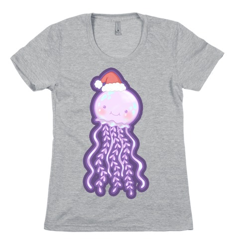 Christmas Jellyfish Womens T-Shirt