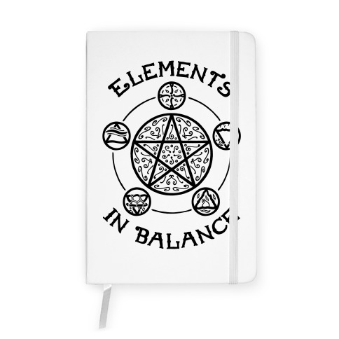 Witch's Elements In Balance Notebook