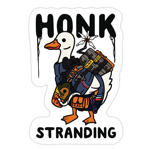 Honk Stranding Die Cut Sticker