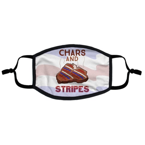 Chars And Stripes Flat Face Mask