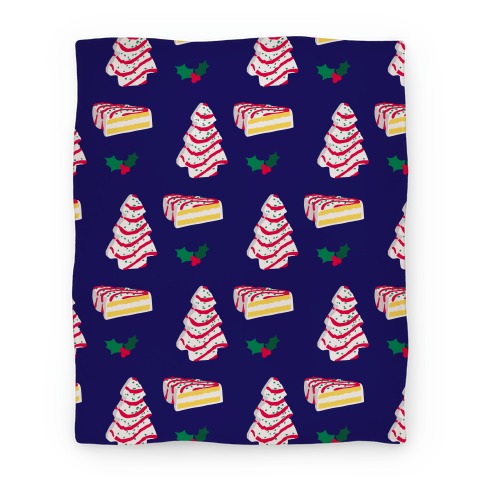Holiday Tree Cake Pattern Blanket