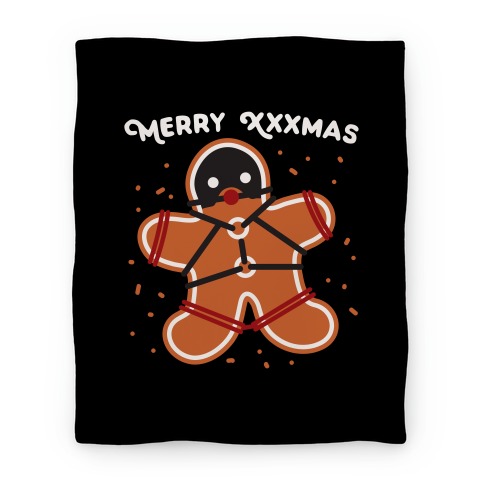 Merry XXXmas Gingerbread Blanket