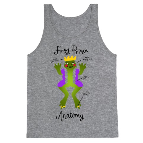 Frog Prince Anatomy Tank Top