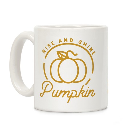 Rise and Shine Pumpkin Coffee Mug