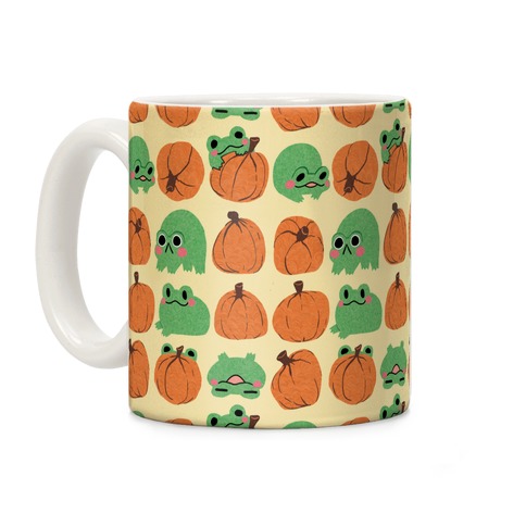 Pumpkins Frogs Coffee Mug
