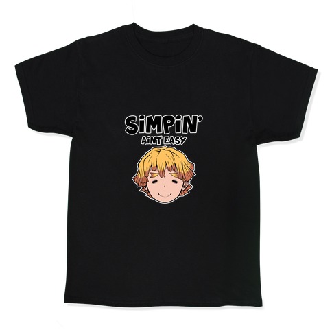 Simpin' Aint Easy - Zenitsu Kids T-Shirt