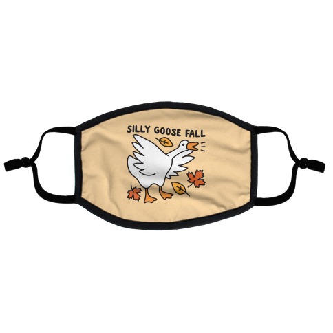 Silly Goose Fall Flat Face Mask